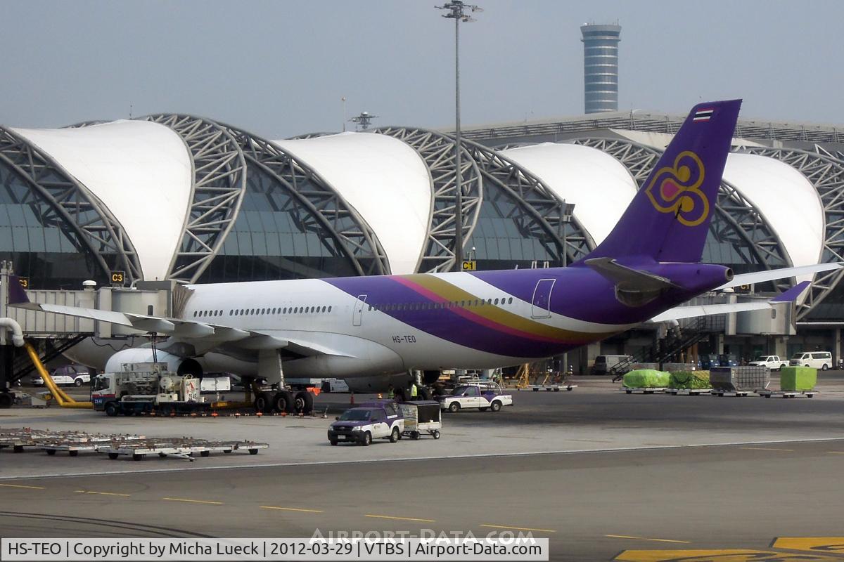 HS-TEO, 2009 Airbus A330-343 C/N 1003, At Bangkok