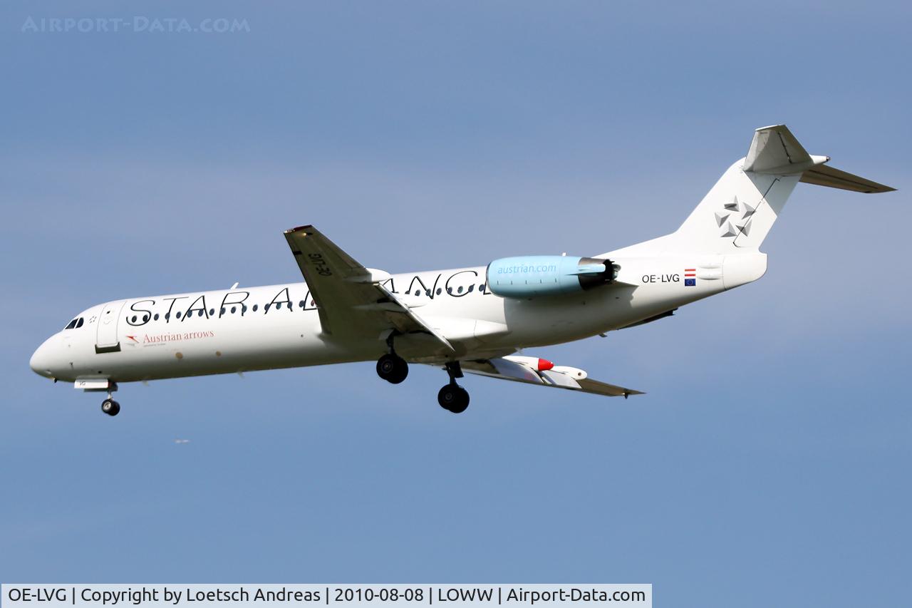 OE-LVG, 1994 Fokker 100 (F-28-0100) C/N 11520, named 