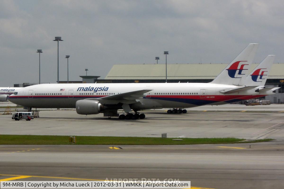 9M-MRB, 1997 Boeing 777-2H6/ER C/N 28409, At Kuala Lumpur