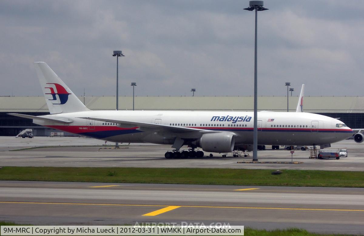 9M-MRC, 1997 Boeing 777-2H6/ER C/N 28410, At Kuala Lumpur