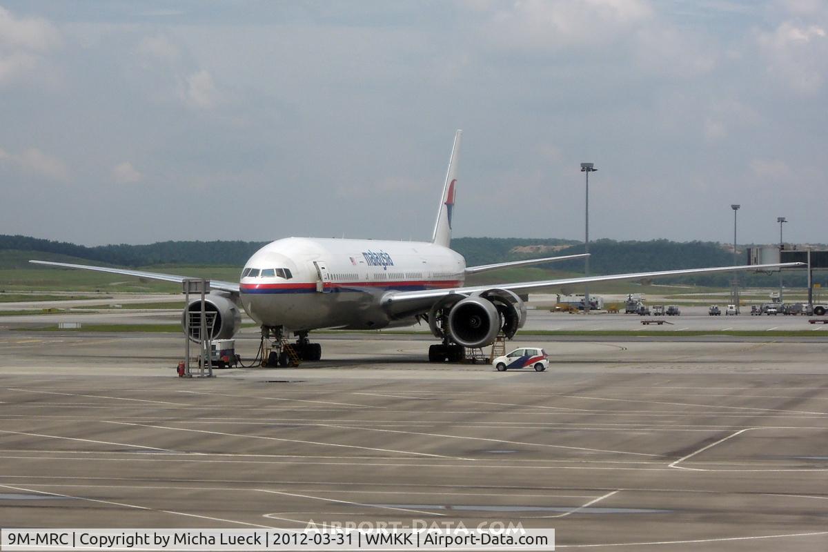9M-MRC, 1997 Boeing 777-2H6/ER C/N 28410, At Kuala Lumpur
