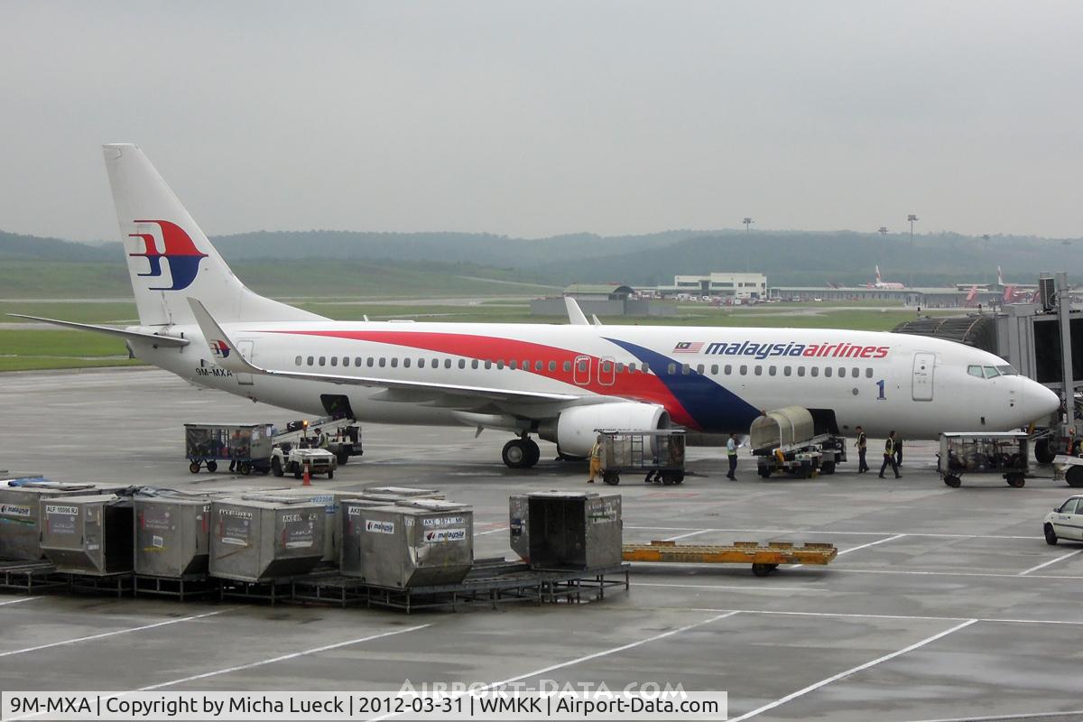 9M-MXA, 2010 Boeing 737-8H6 C/N 40128, At Kuala Lumpur
