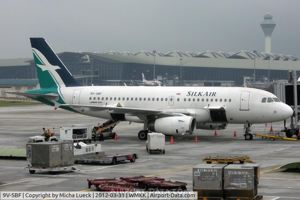 9V-SBF, 2007 Airbus A319-132 C/N 3104, At Kuala Lumpur
