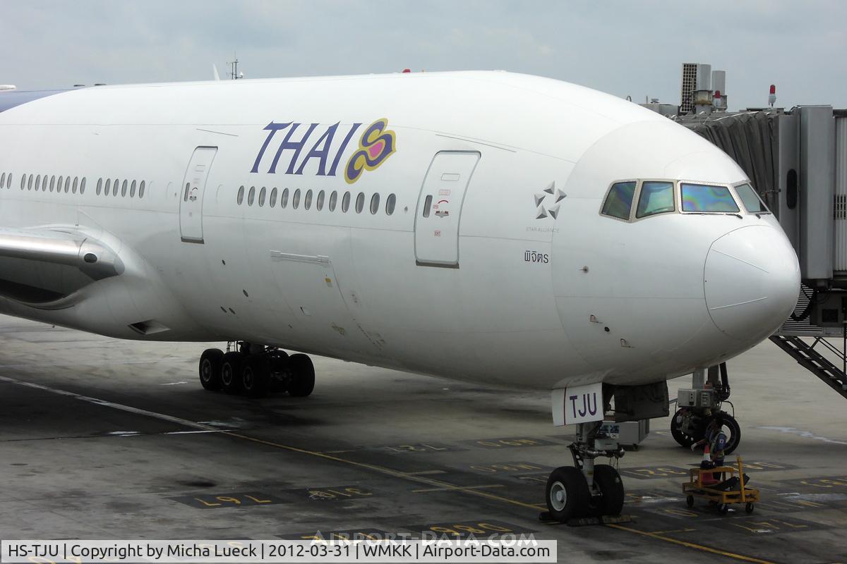 HS-TJU, 2006 Boeing 777-2D7/ER C/N 34589, At Kuala Lumpur