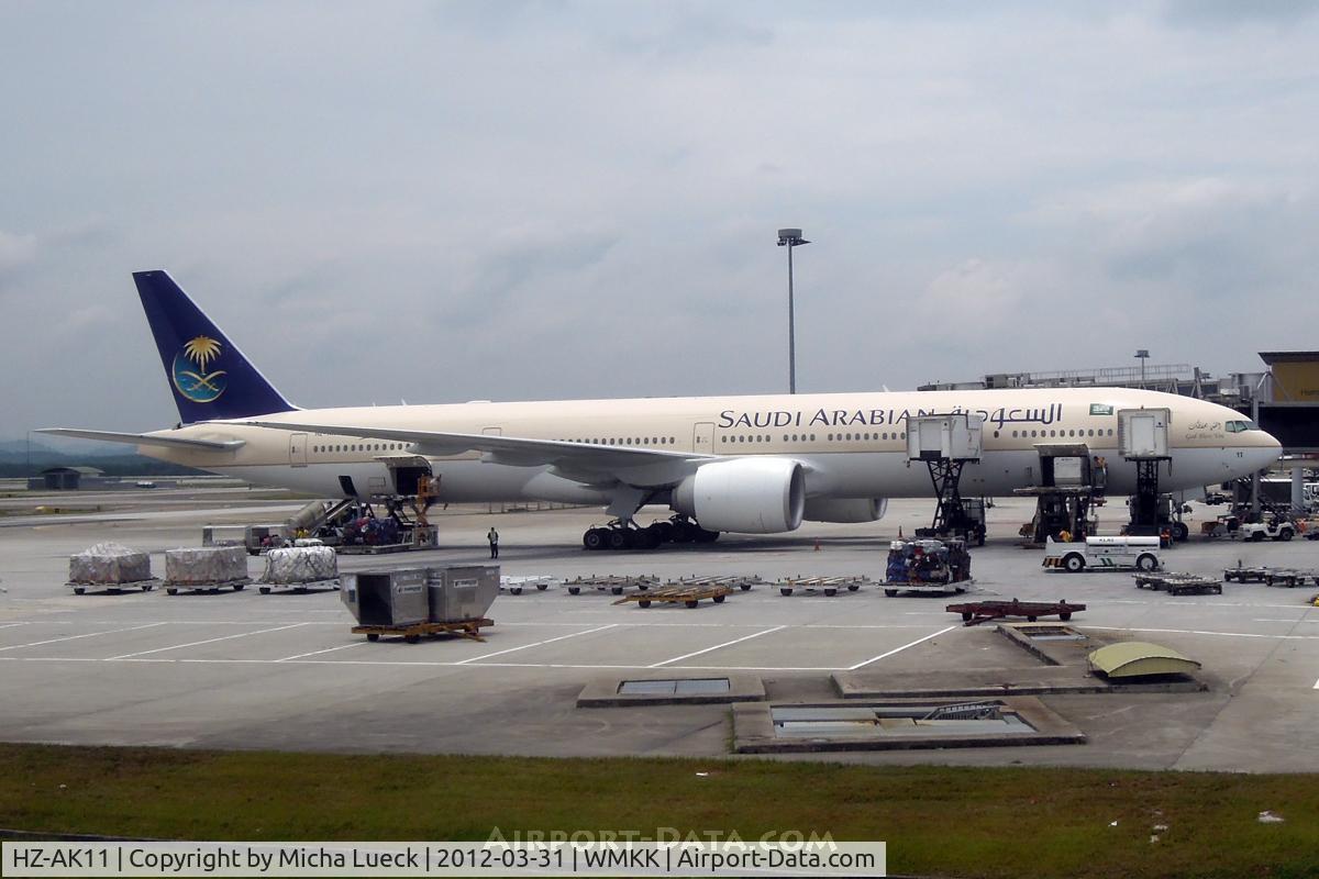 HZ-AK11, 2011 Boeing 777-368/ER C/N 41048, At Kuala Lumpur