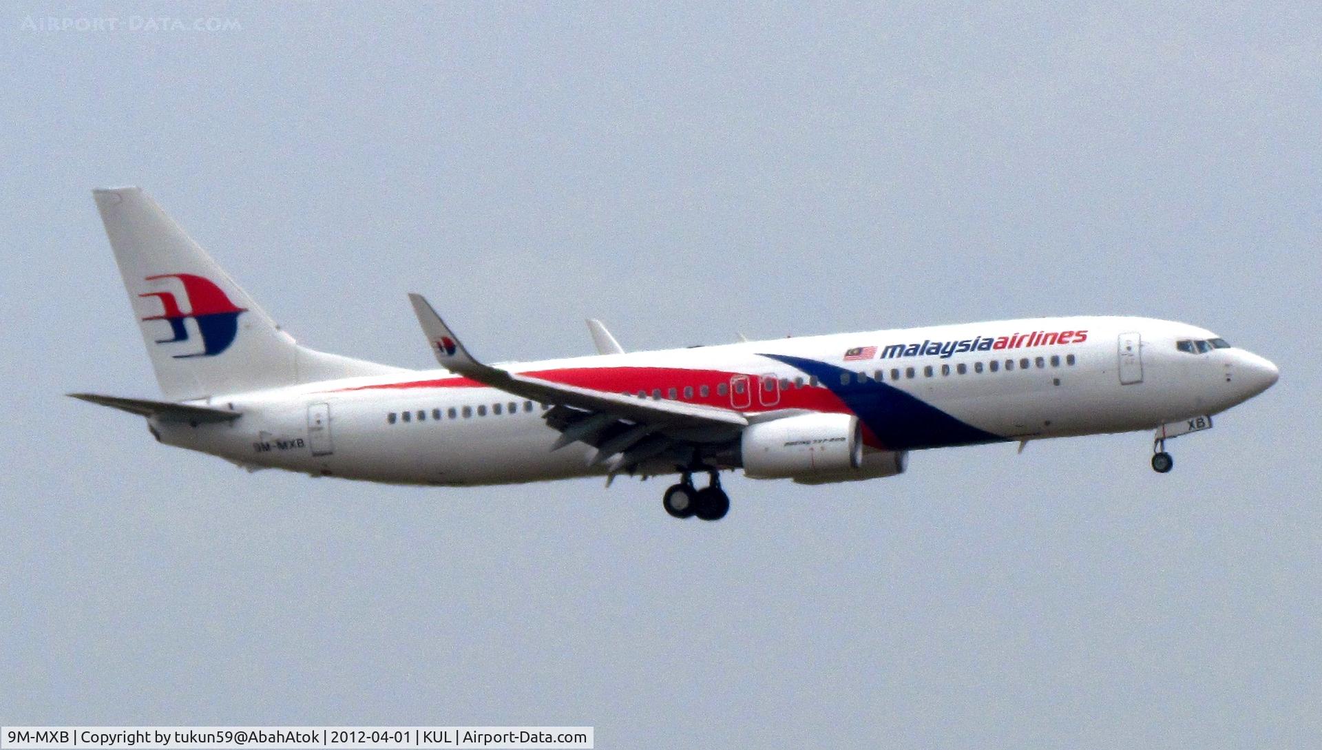 9M-MXB, 2010 Boeing 737-8H6 C/N 40129, Malaysia Airlines