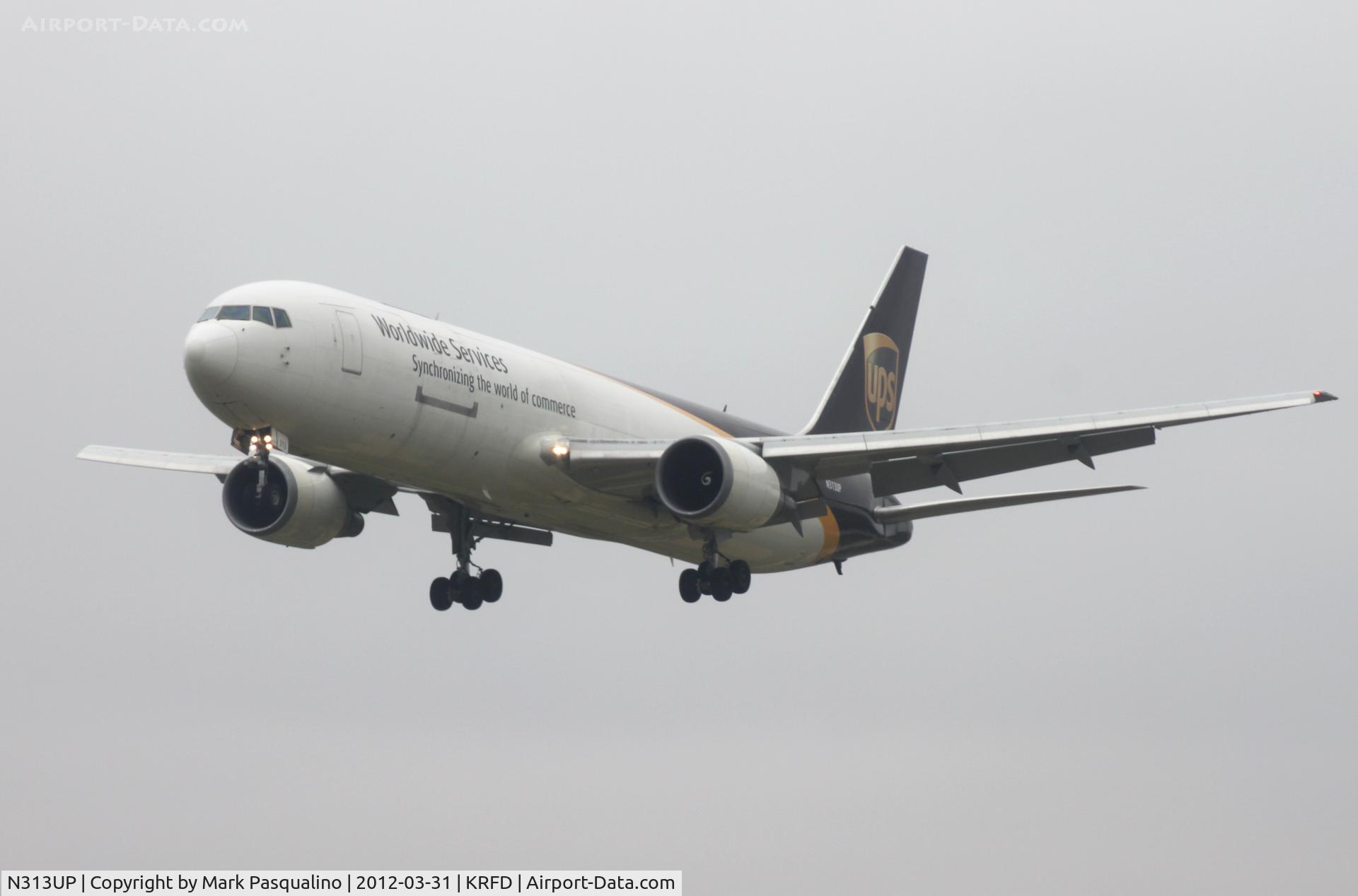 N313UP, 1996 Boeing 767-34AF C/N 27764, Boeing 767-300F