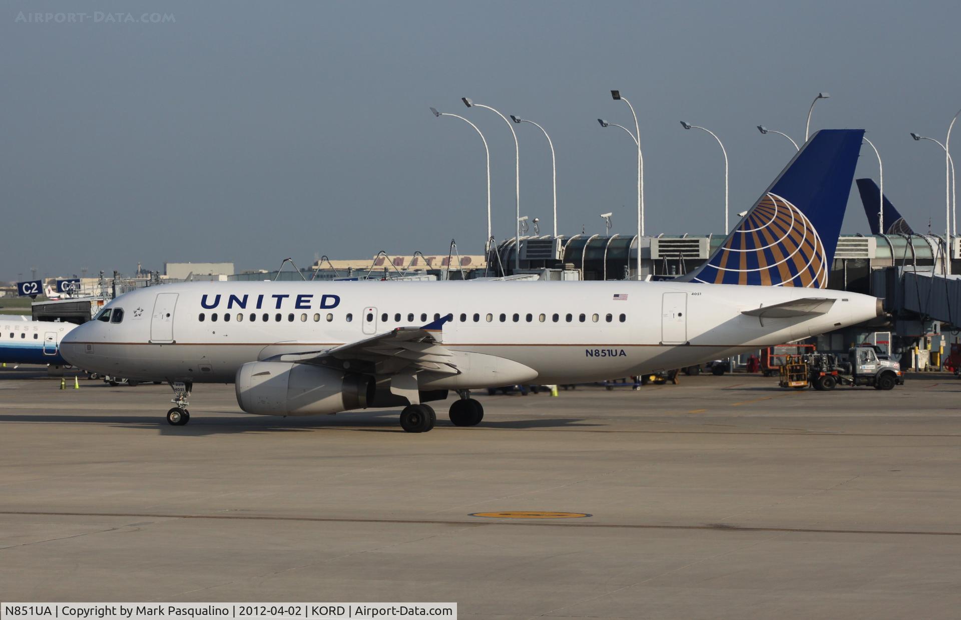 N851UA, 2002 Airbus A319-131 C/N 1664, Airbus A319