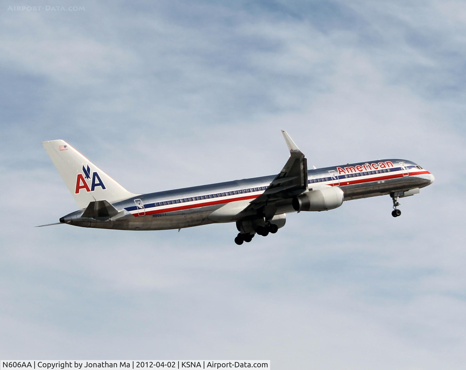 N606AA, 1996 Boeing 757-223 C/N 27057, The only 757 I saw at John Wayne