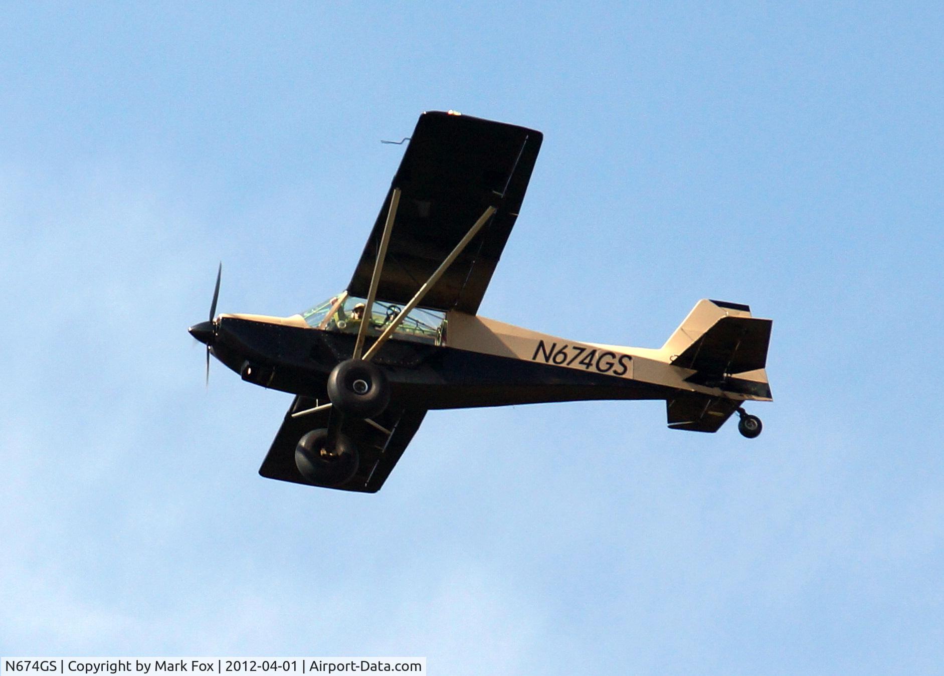 N674GS, 2008 Rans S-7S Courier C/N 0506437, Taken from Crow Canyon MX park
