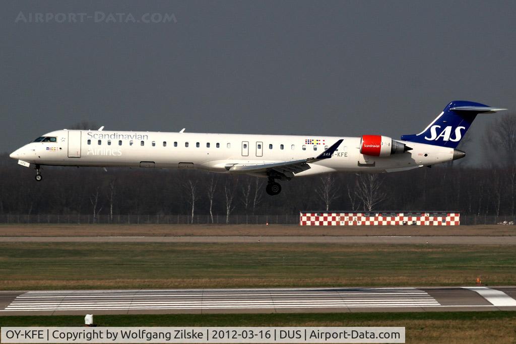 OY-KFE, 2009 Bombardier CRJ-900ER (CL-600-2D24) C/N 15224, visitor