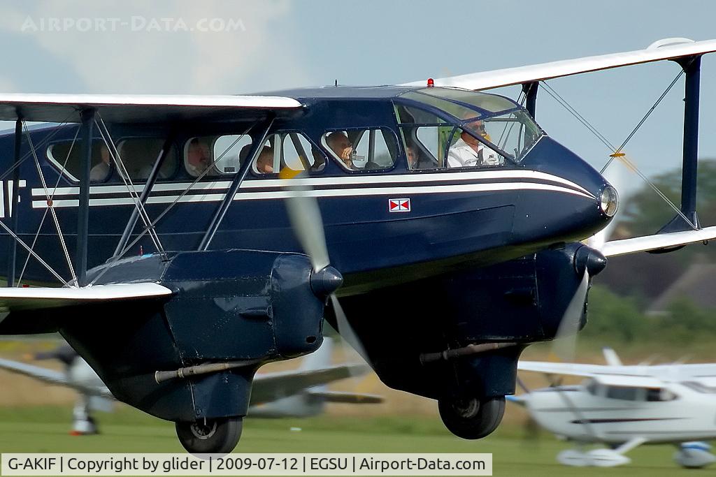 G-AKIF, 1944 De Havilland DH-89A Dominie/Dragon Rapide C/N 6838, Off for another wee trip round the area