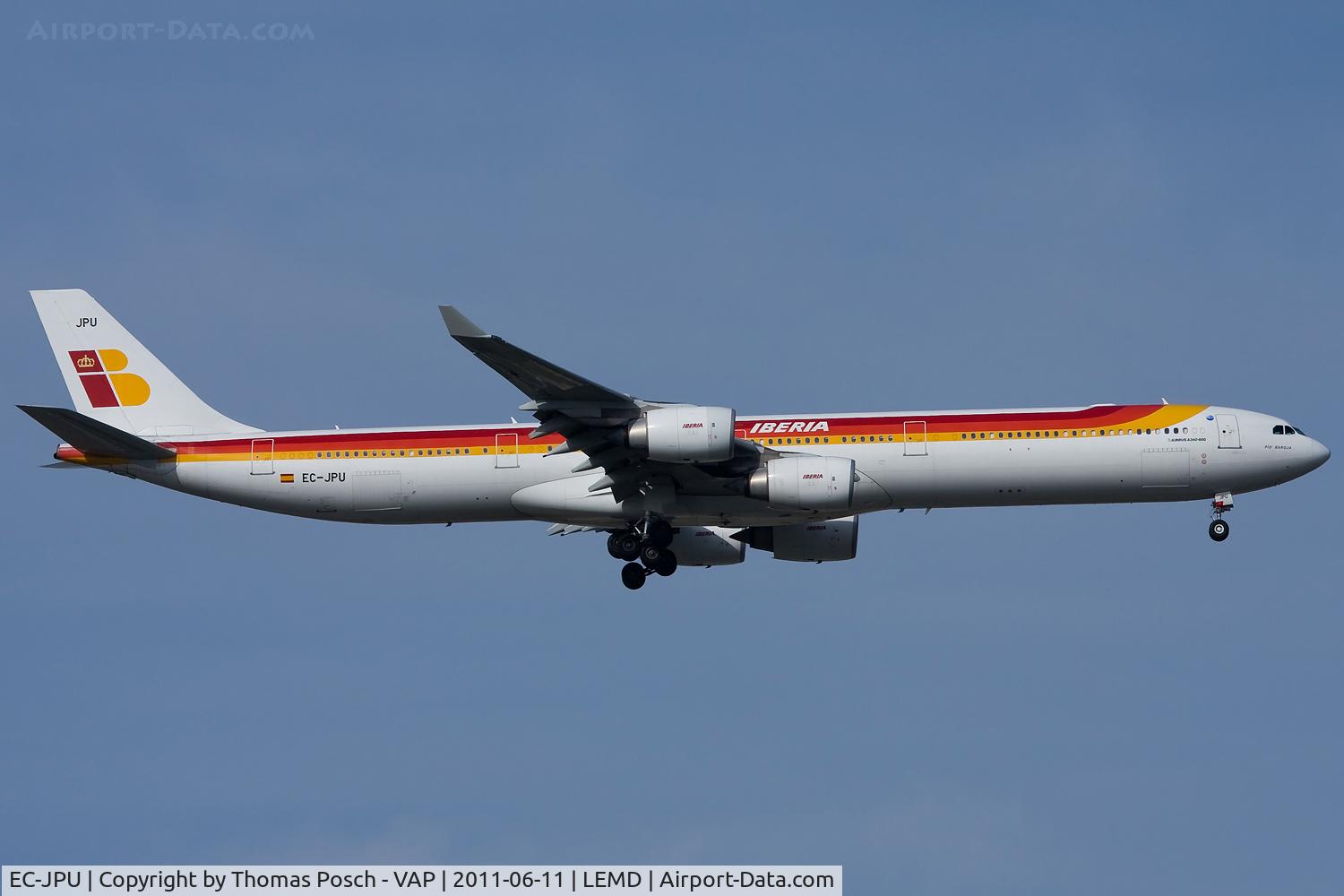 EC-JPU, 2006 Airbus A340-642 C/N 744, Iberia