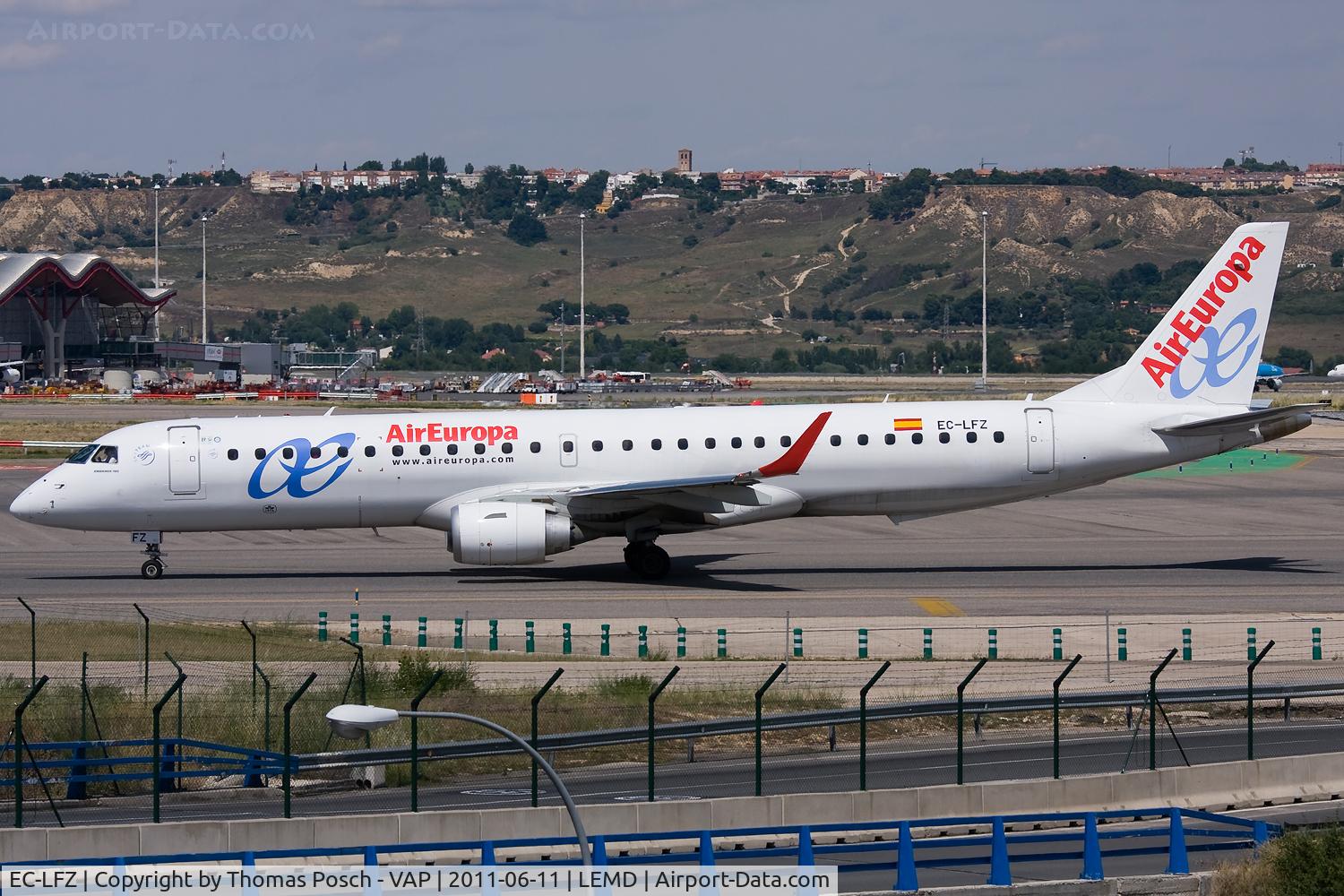 EC-LFZ, 2010 Embraer 195LR (ERJ-190-200LR) C/N 19000357, Air Europa