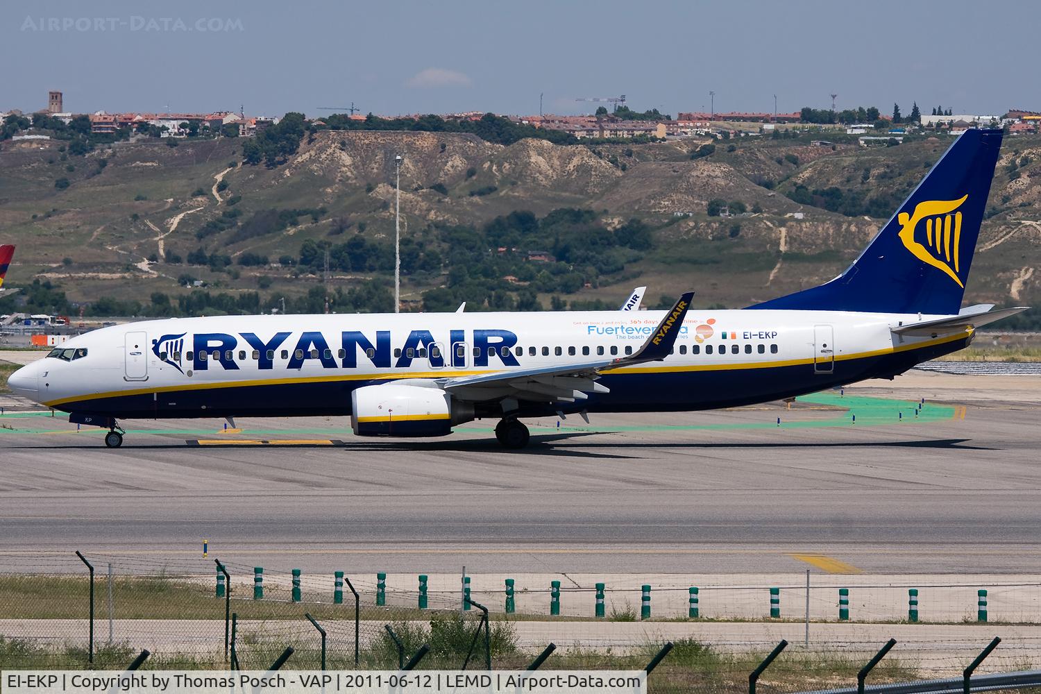 EI-EKP, 2010 Boeing 737-8AS C/N 35028, Ryanair