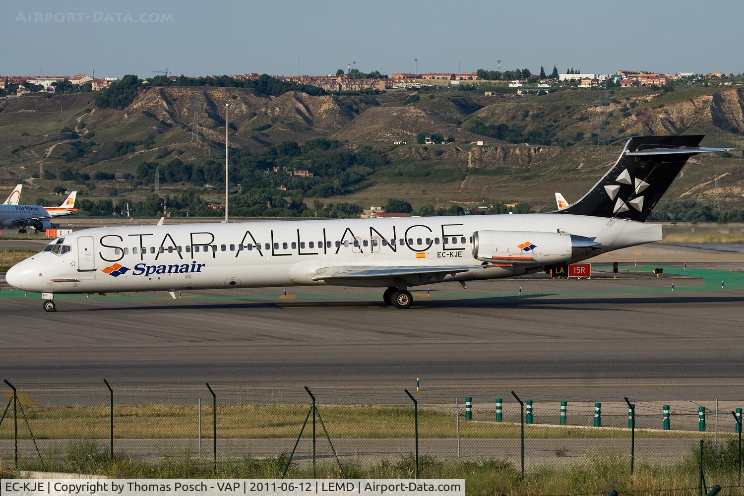 EC-KJE, 1989 McDonnell Douglas MD-87 (DC-9-87) C/N 49606, Spanair