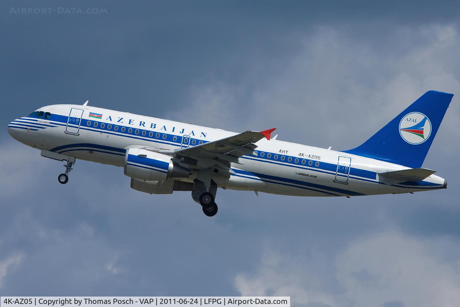 4K-AZ05, 2006 Airbus A319-111 C/N 2788, Azerbaijan Airlines