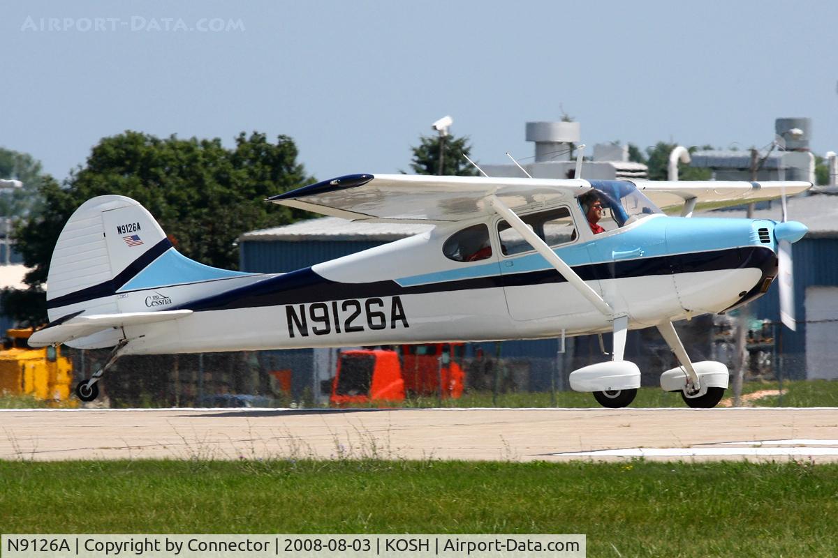 N9126A, 1950 Cessna 170A C/N 19417, EAA Airventure 2008.
