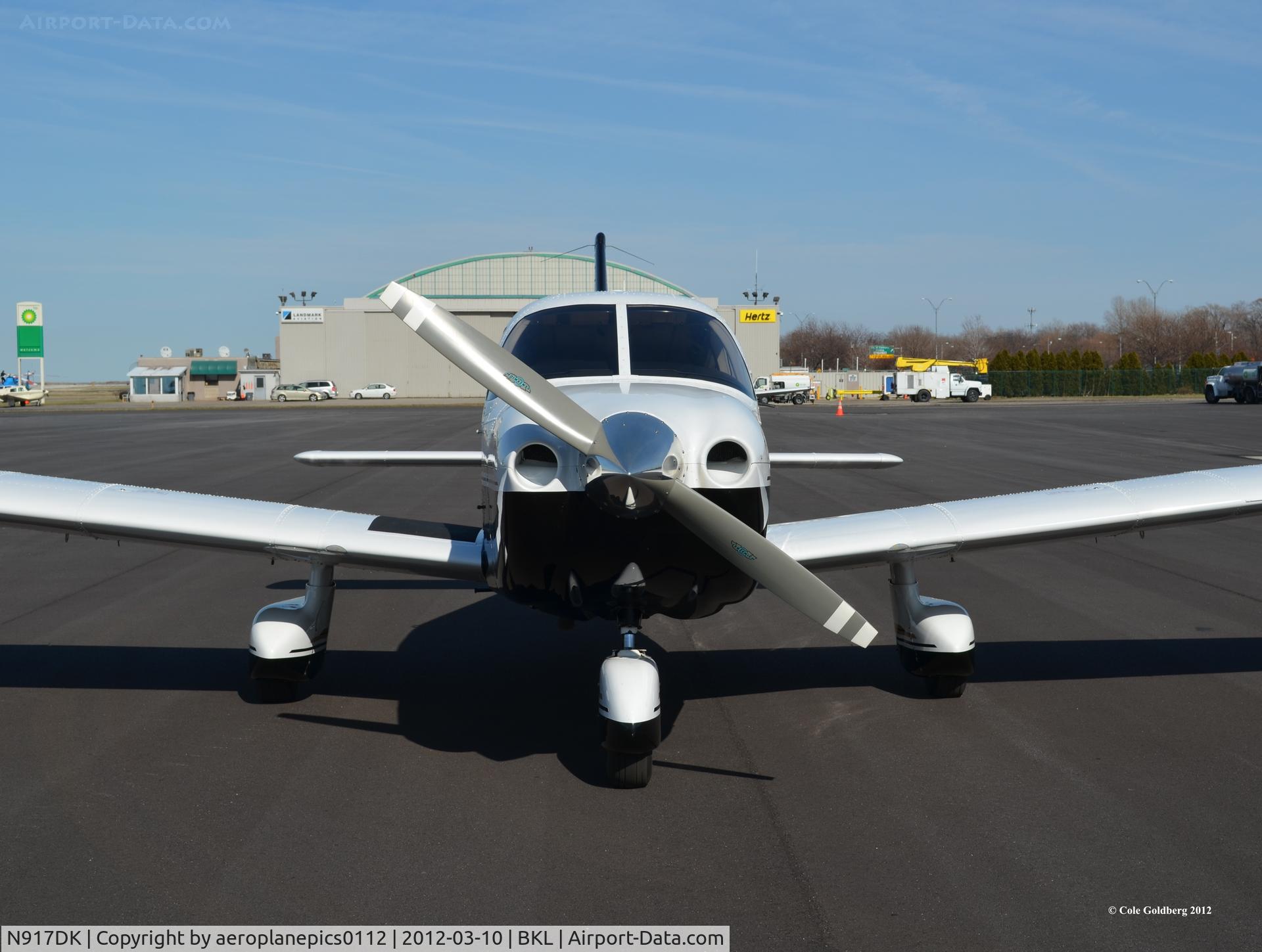 N917DK, 1998 Piper PA-28-181 C/N 2843186, A nose view of N917DK, shot at KBKL.