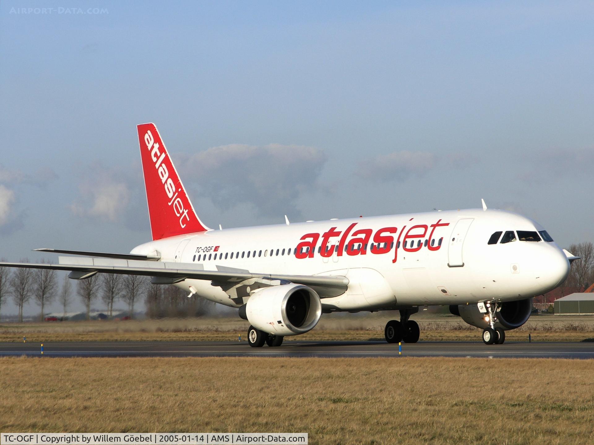TC-OGF, 1999 Airbus A320-214 C/N 978, Taxi to the gate of Schiphol Airport