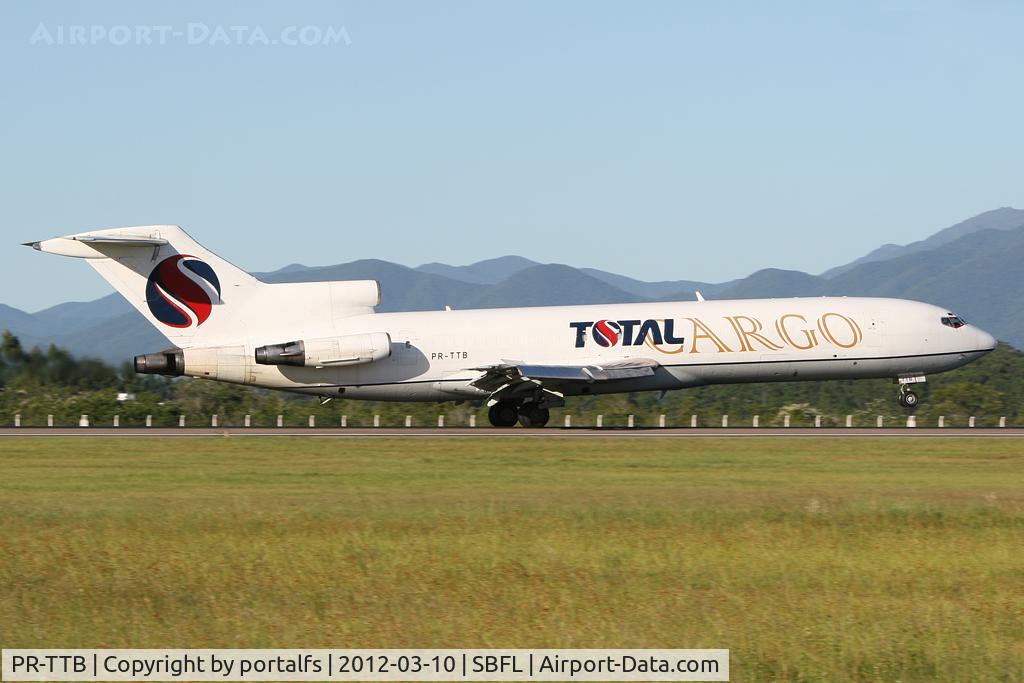 PR-TTB, 1980 Boeing 727-223F C/N 22007, Landing in Florianópolis