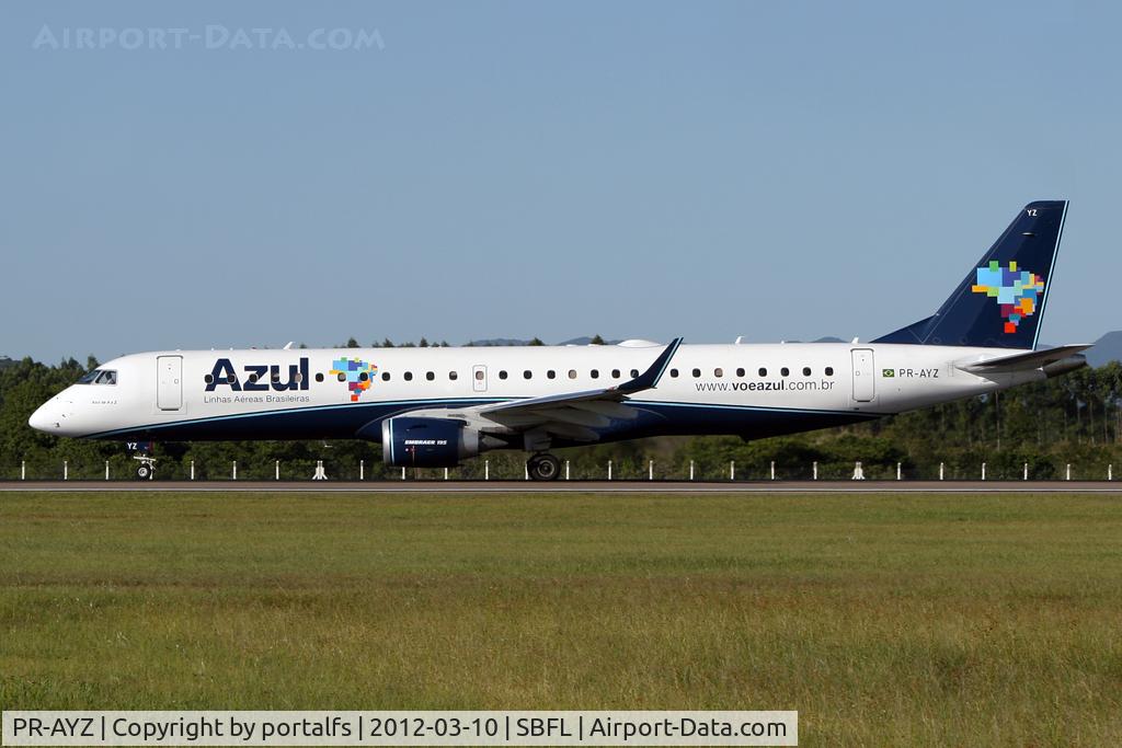 PR-AYZ, 2011 Embraer 195AR (ERJ-190-200IGW) C/N 19000484, Azul Linhas Aereas