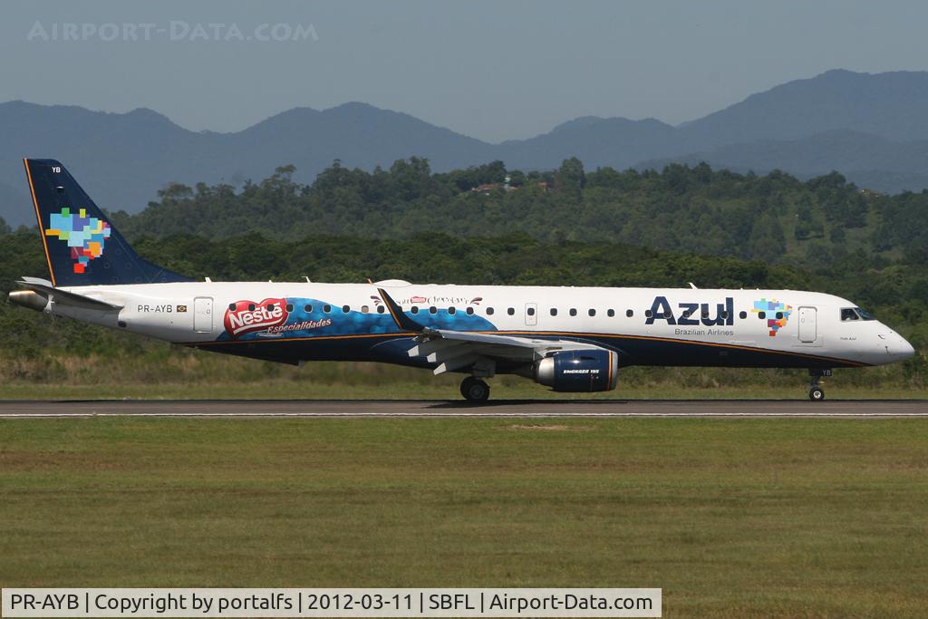 PR-AYB, 2008 Embraer 195LR (ERJ-190-200LR) C/N 19000239, Embraer