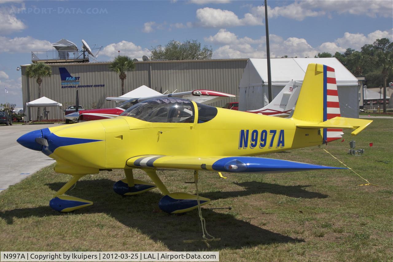 N997A, 2008 Vans RV-7A C/N 71598, At Sun 'n Fun 2012