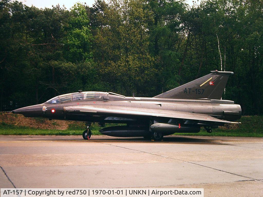 AT-157, 1976 Saab TF-35 Draken C/N 35-1157, Photograph by Edwin van Opstal with permission. Scanned from a color slide.