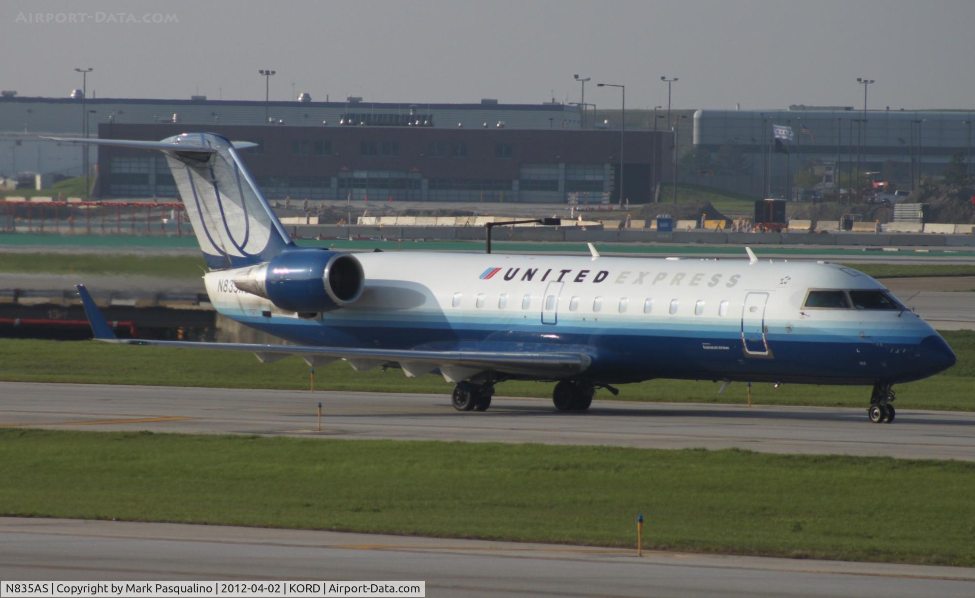 N835AS, 1998 Bombardier CRJ-200ER (CL-600-2B19) C/N 7258, CL-600-2B19