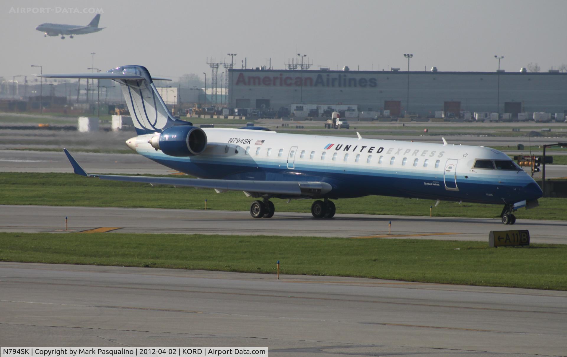 N794SK, 2010 Bombardier CRJ-702ER (CL-600-2C10) Regional Jet C/N 10298, CL-600-2C10
