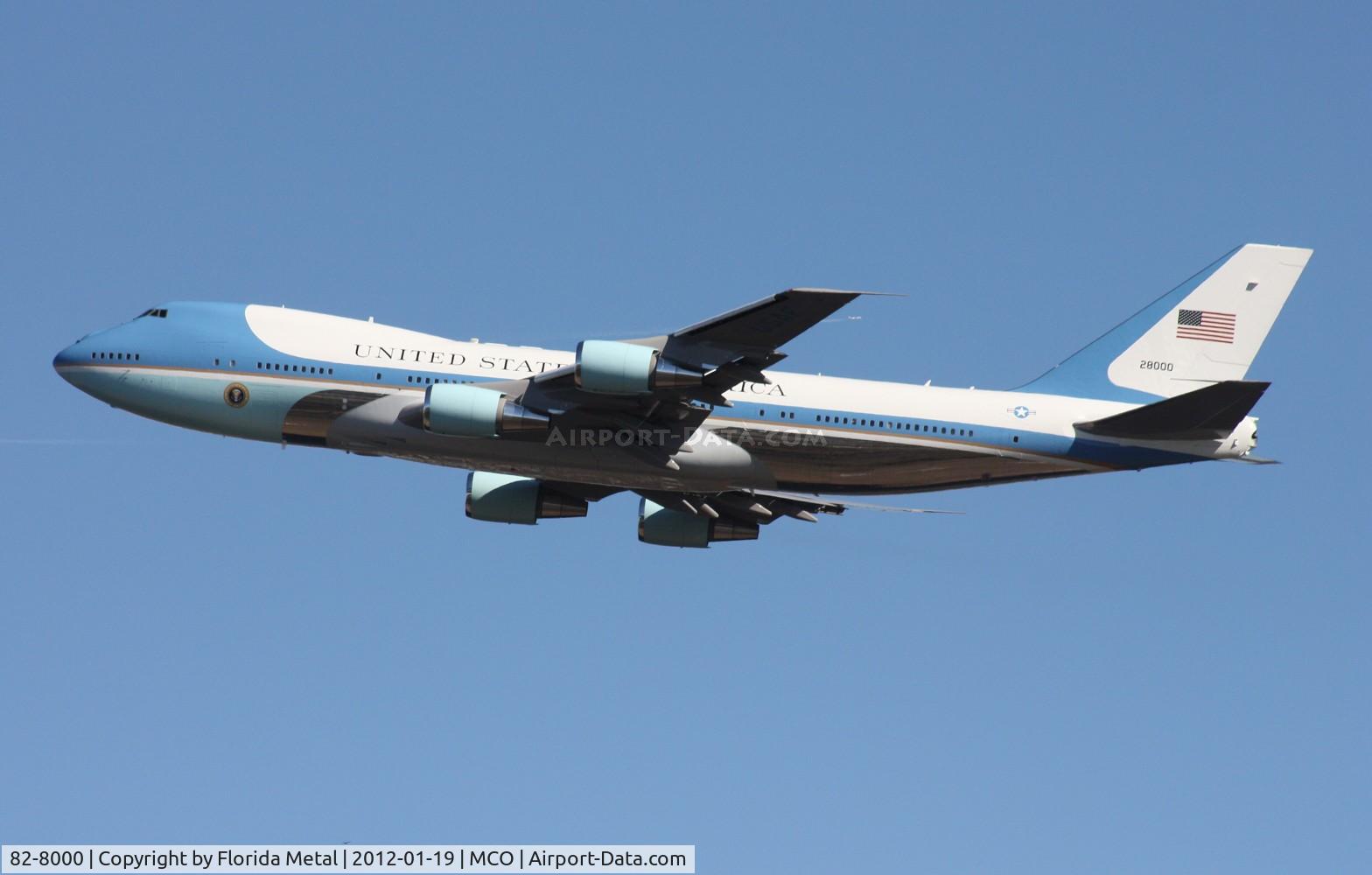82-8000, 1987 Boeing VC-25A (747-2G4B) C/N 23824, Air Force One