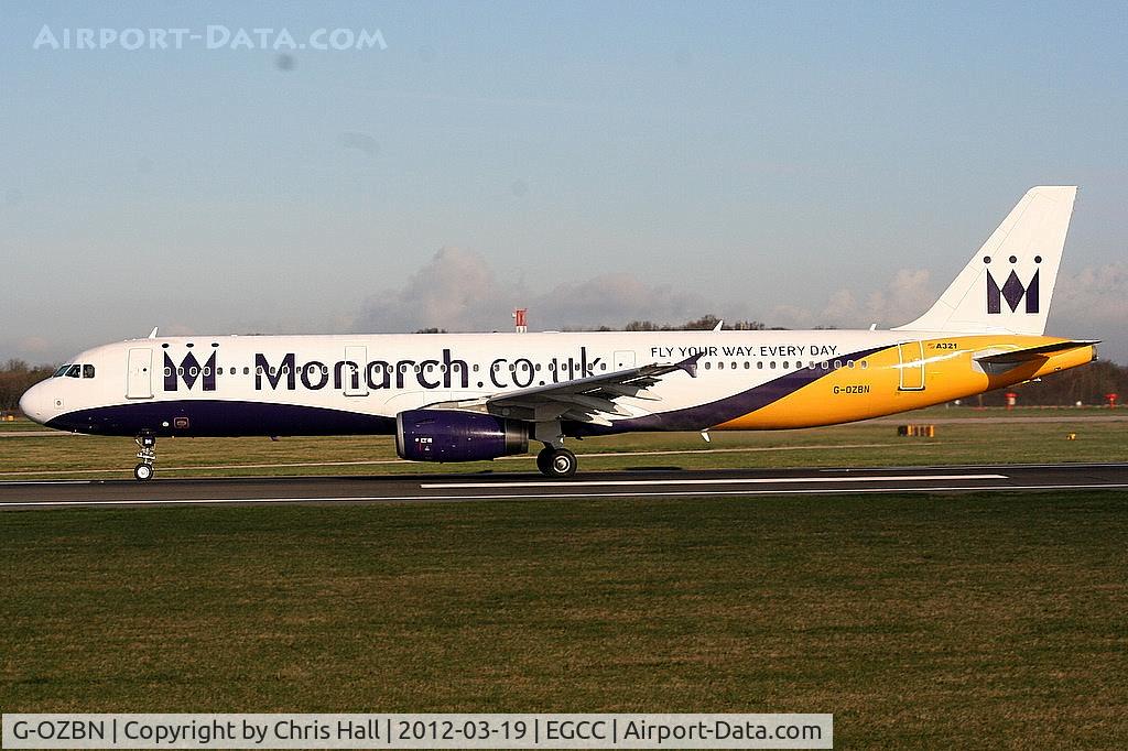 G-OZBN, 1999 Airbus A321-231 C/N 1153, in Monarch's new scheme