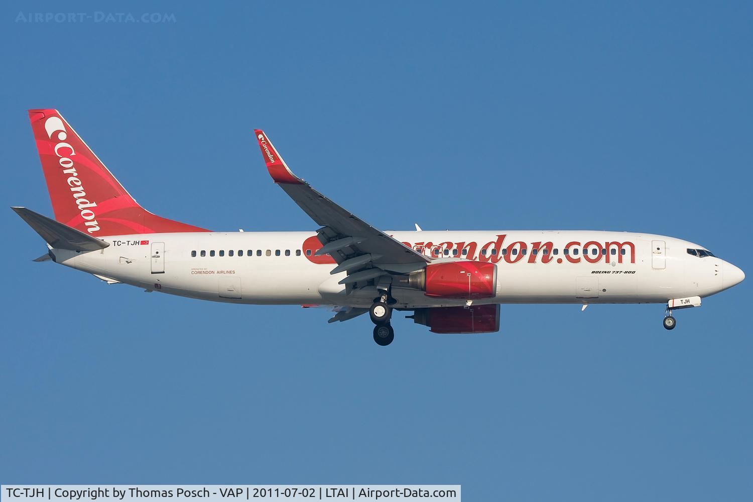 TC-TJH, 1999 Boeing 737-86J C/N 29121, Corendon Airlines