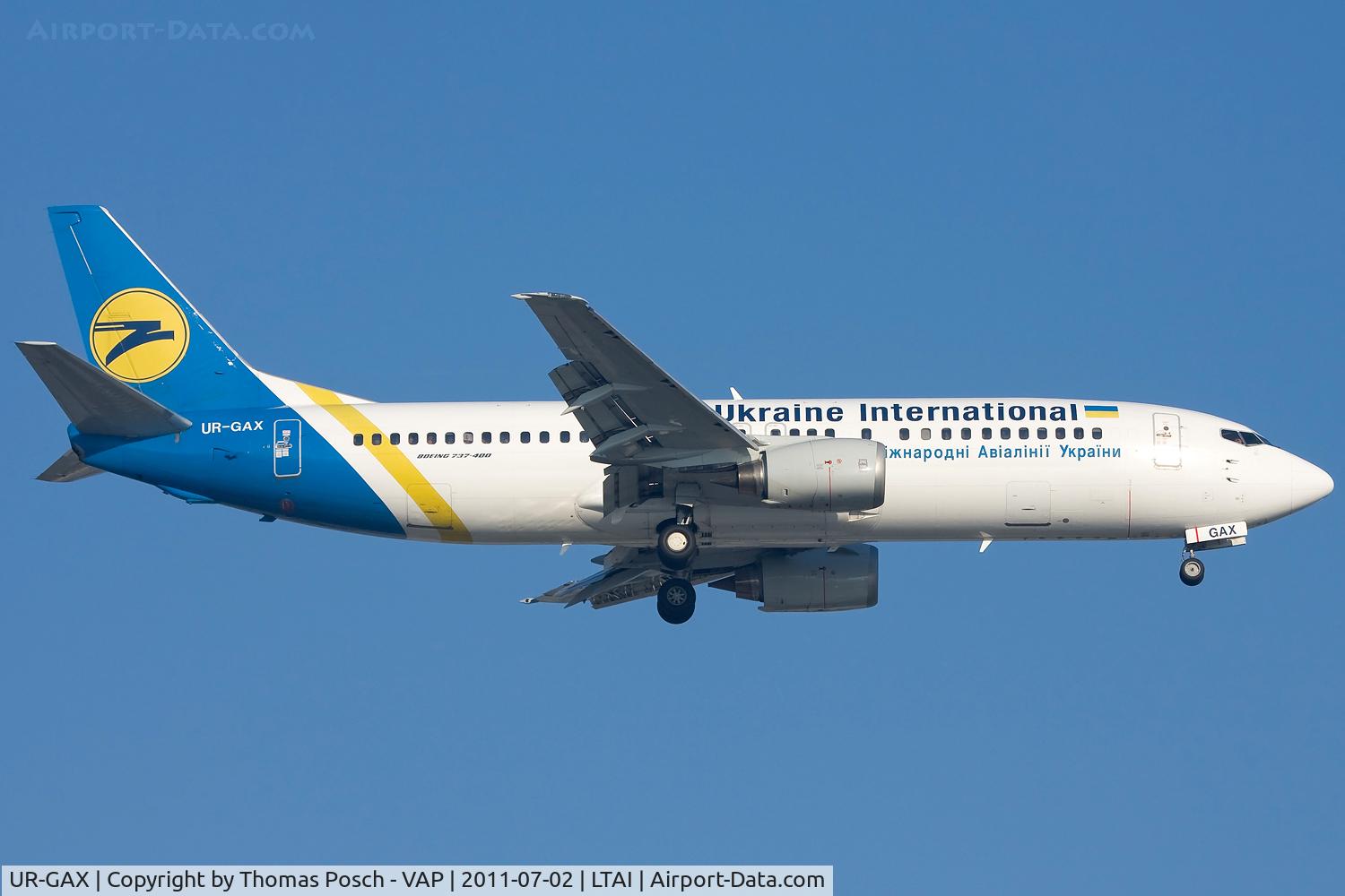 UR-GAX, 1992 Boeing 737-4Y0 C/N 26066, Ukraine International Airlines