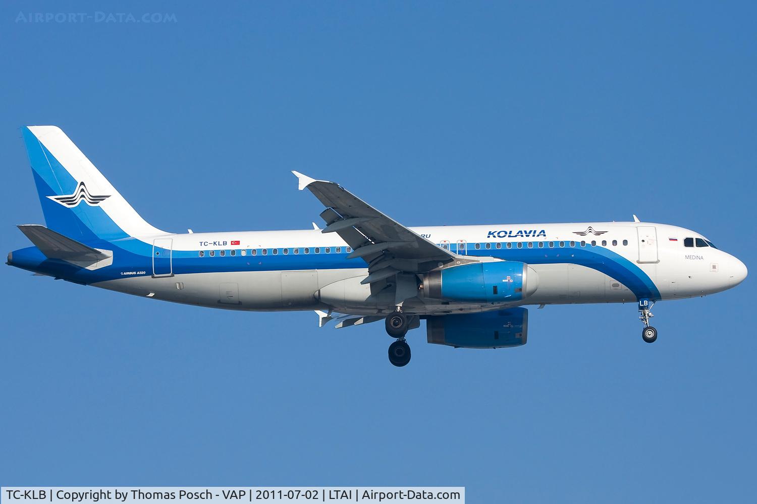 TC-KLB, 2003 Airbus A320-232 C/N 2077, Kolavia