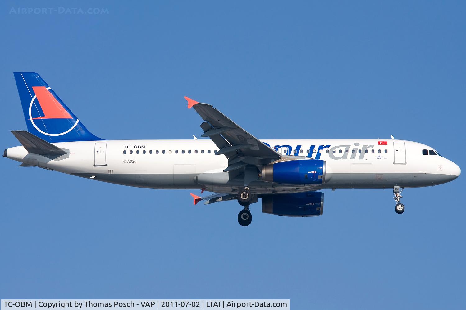 TC-OBM, 1997 Airbus A320-232 C/N 676, Onur Air
