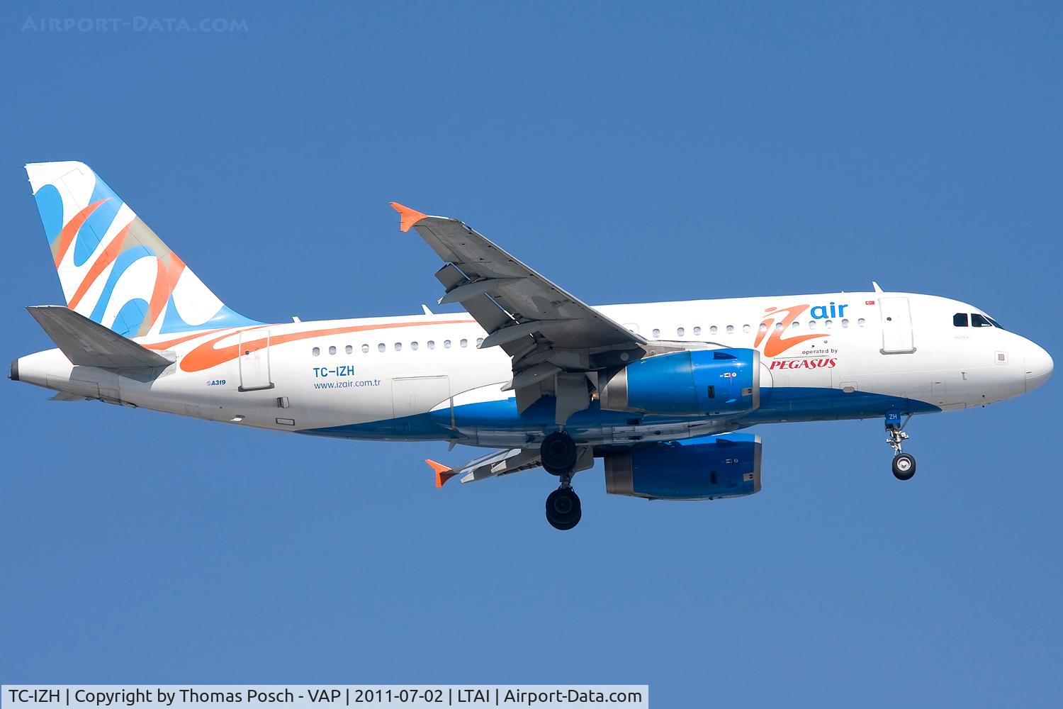 TC-IZH, 2005 Airbus A319-132 C/N 2452, Izair