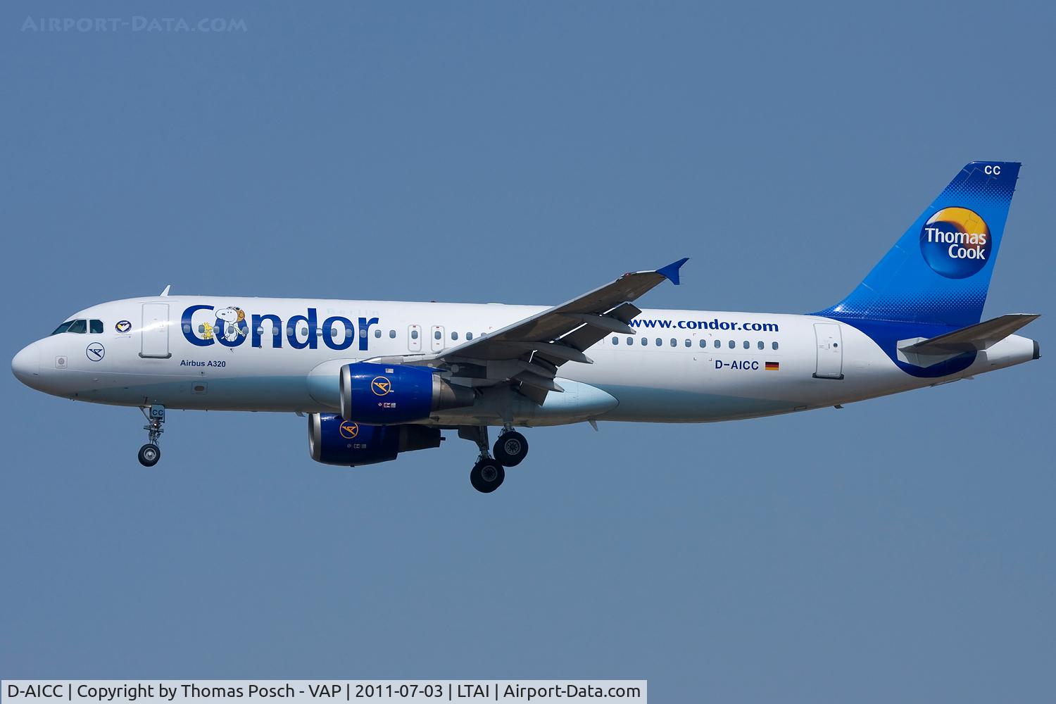 D-AICC, 1998 Airbus A320-212 C/N 0809, Condor Berlin