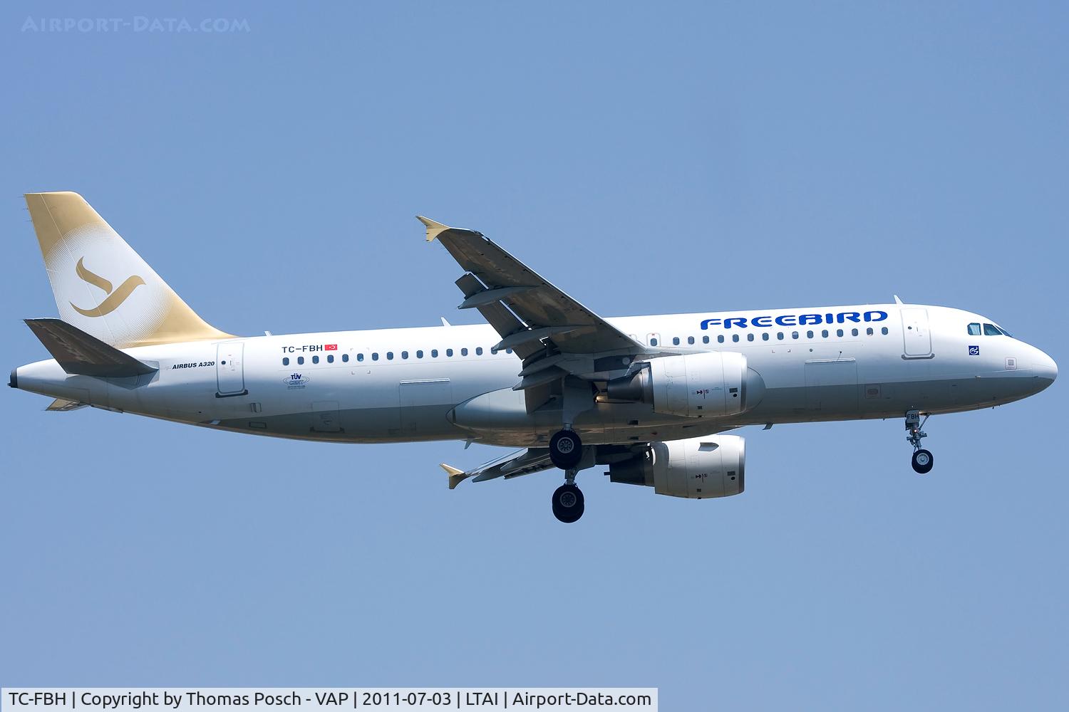 TC-FBH, 2010 Airbus A320-214 C/N 4207, Freebird Airlines