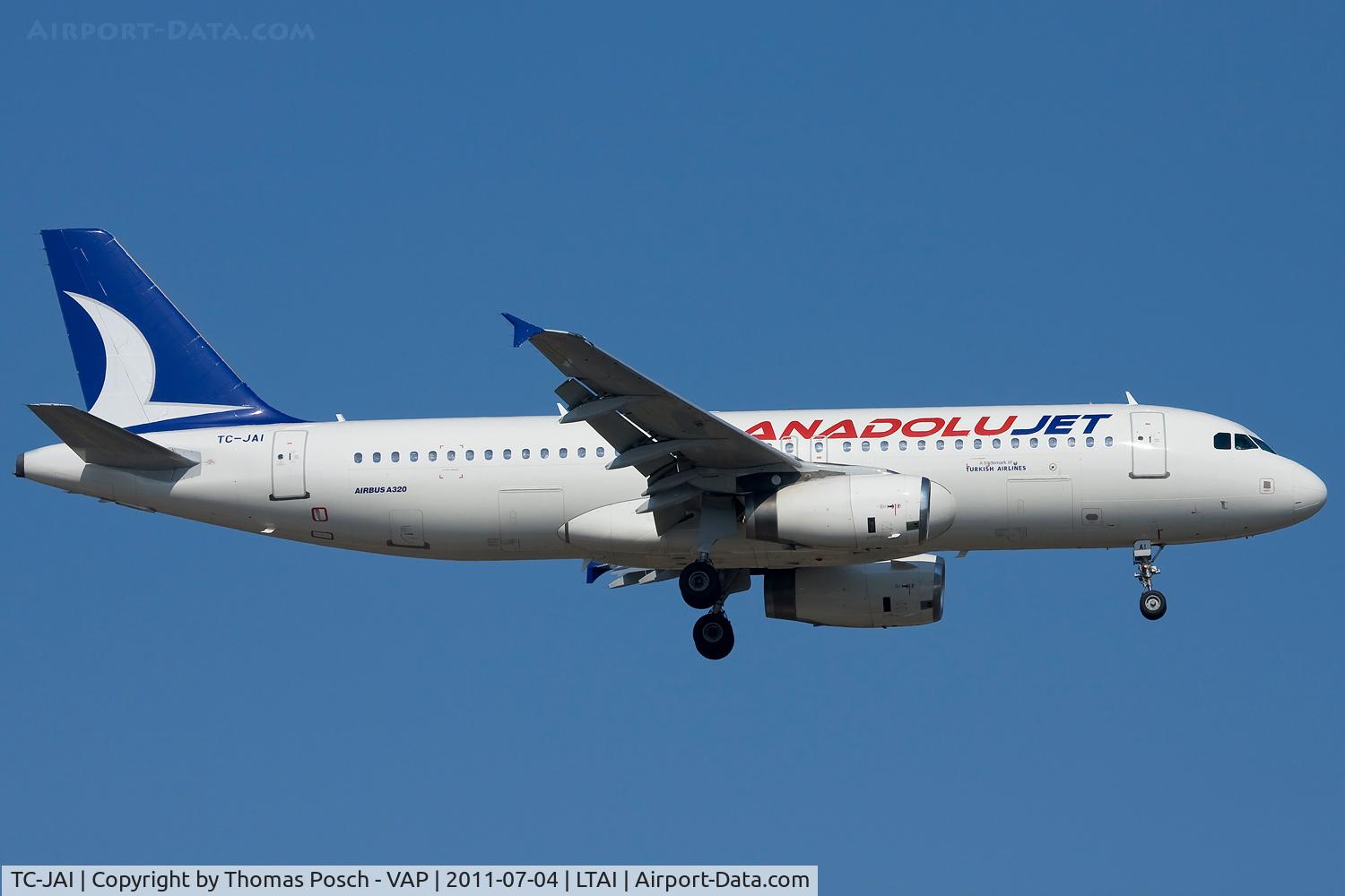 TC-JAI, 2007 Airbus A320-232 C/N 3259, Anadolu Jet