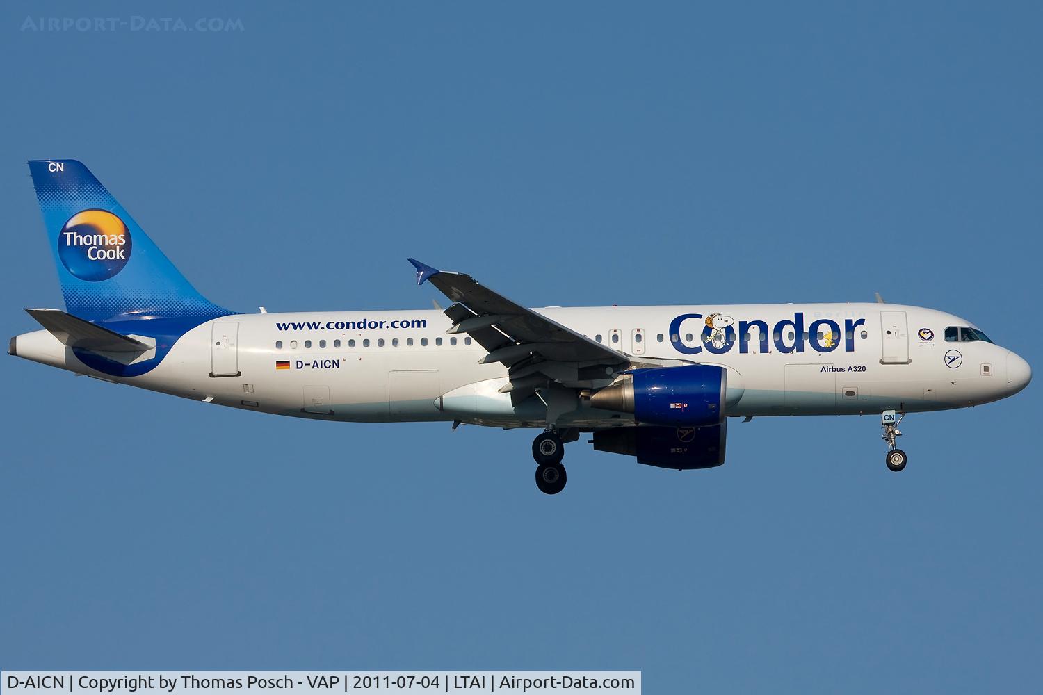 D-AICN, 2003 Airbus A320-214 C/N 1968, Condor Berlin