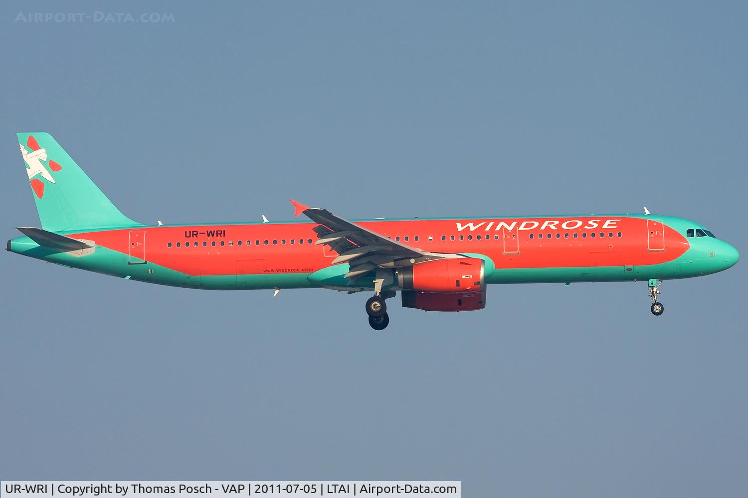 UR-WRI, 2006 Airbus A321-231 C/N 2682, Wind Rose Aviation