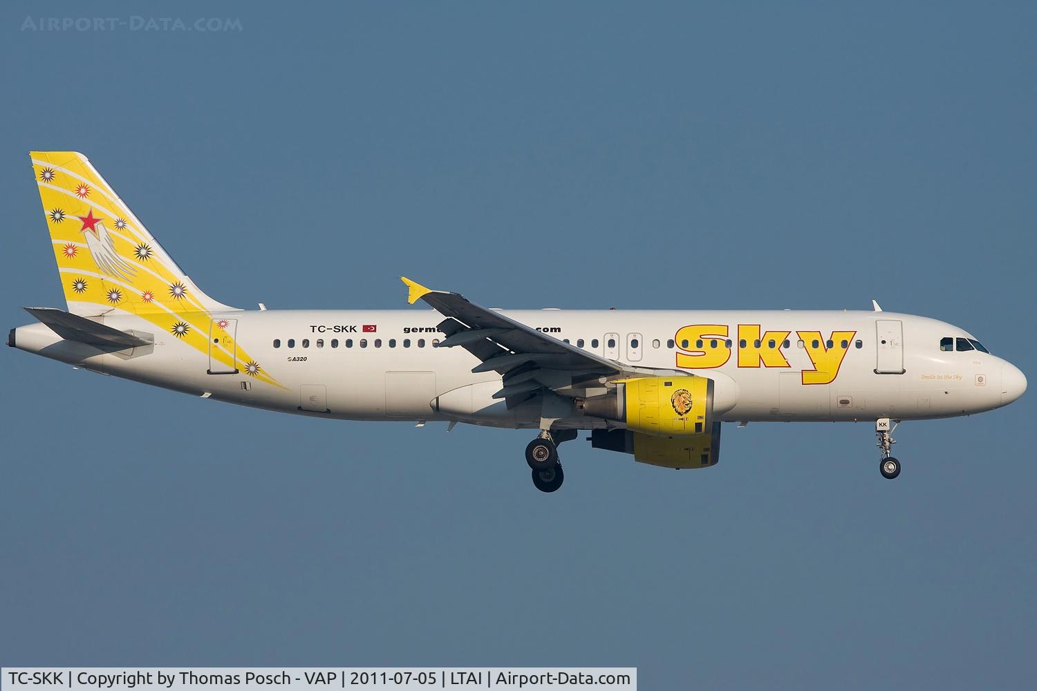 TC-SKK, 1990 Airbus A320-211 C/N 148, Sky Airlines