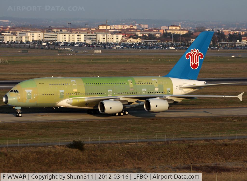 F-WWAR, 2012 Airbus A380-841 C/N 088, C/n 0088 - For China Southern Airlines