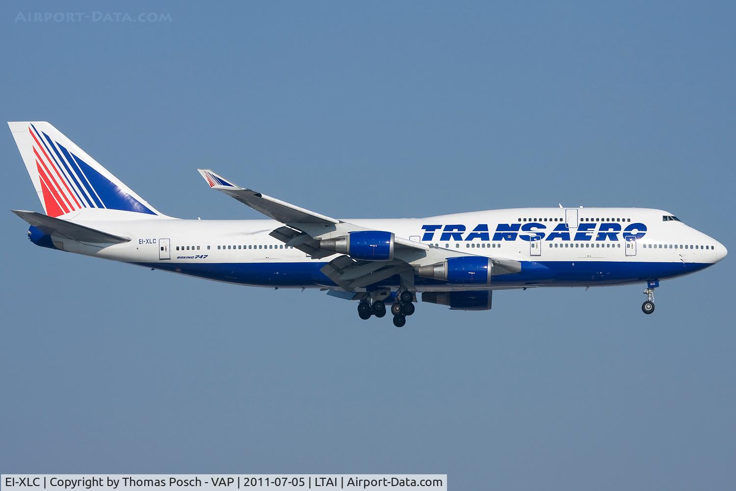 EI-XLC, 1999 Boeing 747-446 C/N 27100, Transaero Airlines