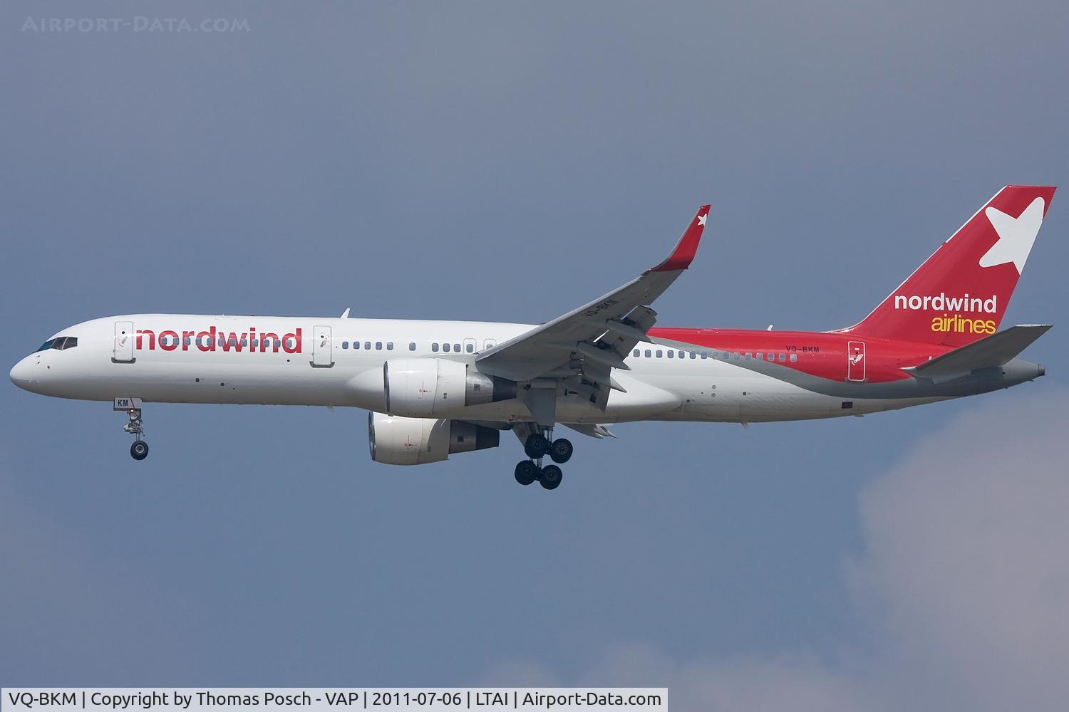 VQ-BKM, 1994 Boeing 757-29J C/N 27203, Nordwind Airlines
