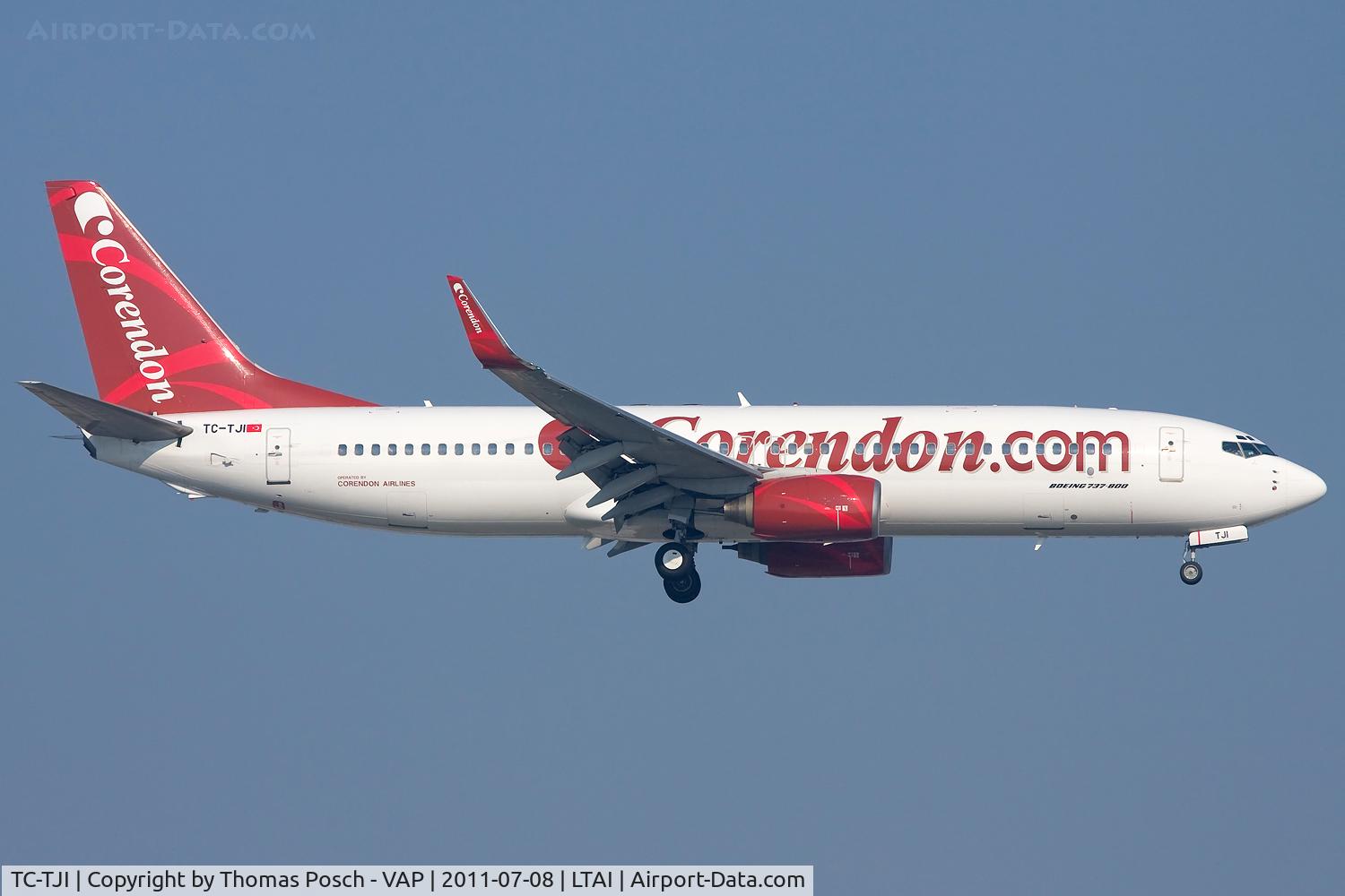 TC-TJI, 2002 Boeing 737-8S3 C/N 29246, Corendon Airlines