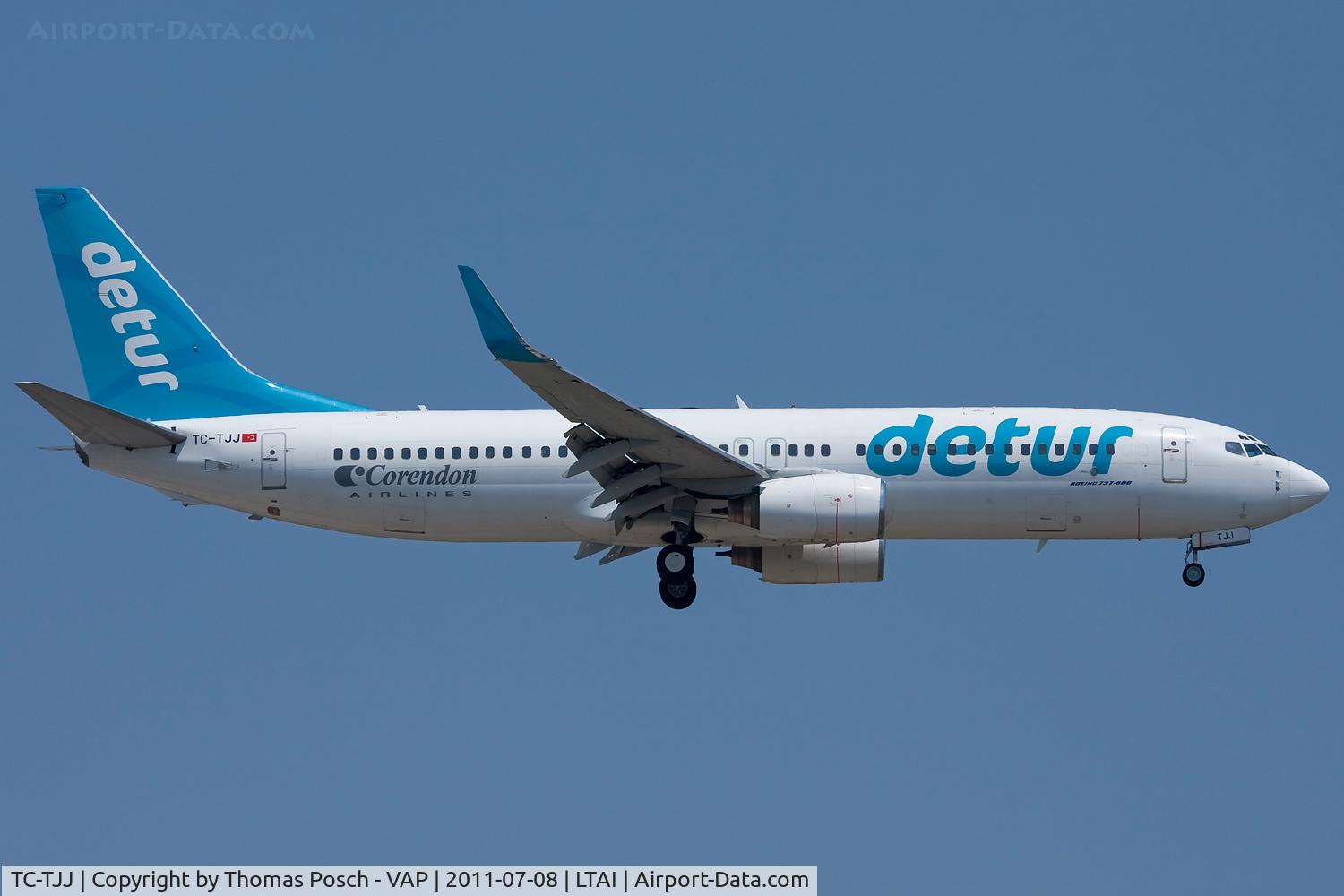 TC-TJJ, 2000 Boeing 737-8S3 C/N 29247, Corendon Airlines