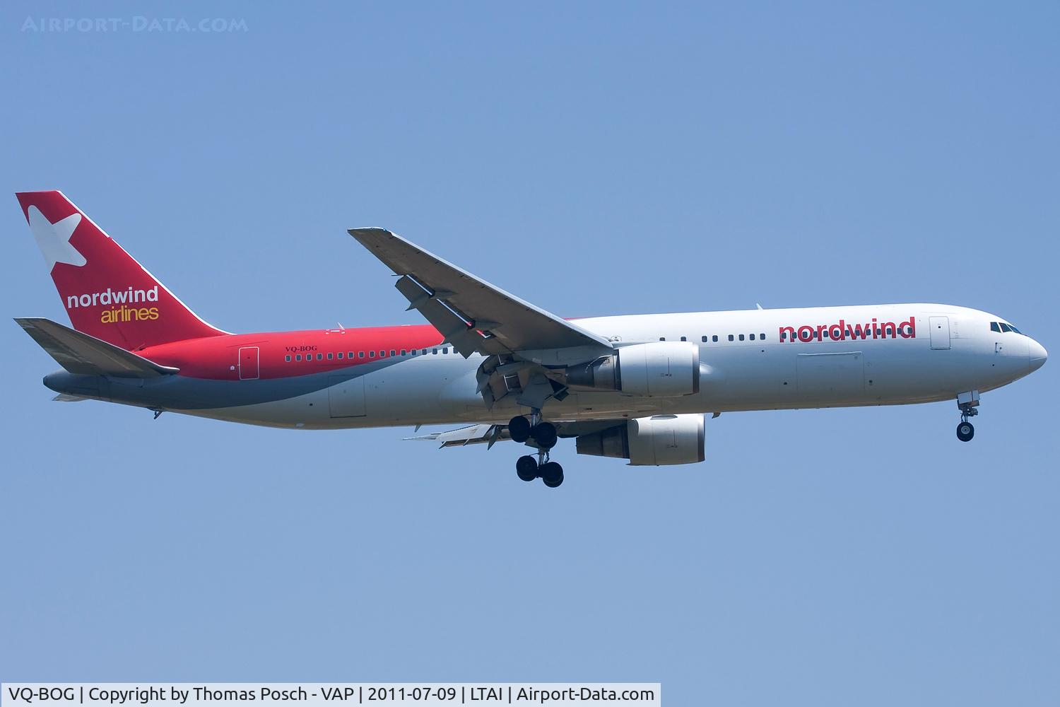VQ-BOG, 1999 Boeing 767-341/ER C/N 30342, Nordwind Airlines